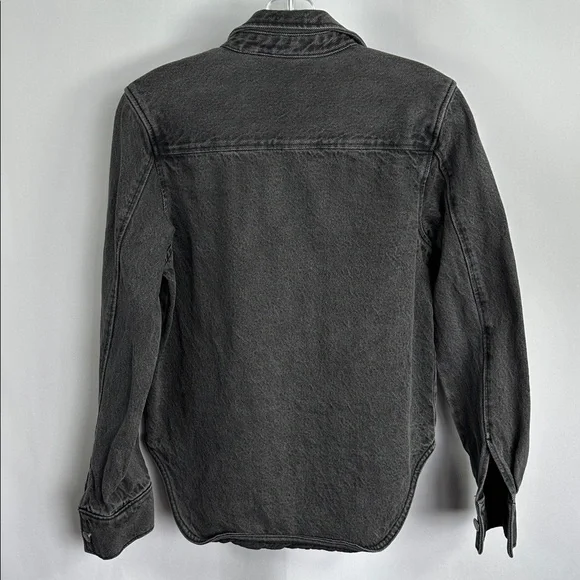 H&M Charcoal Denim Jacket - Picture 2 of 7